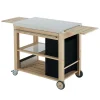 guranteed de qualité Bon marché ✨ ENO Chariot En Bois – Divers Grils ⋅ Camping 🌟 13
