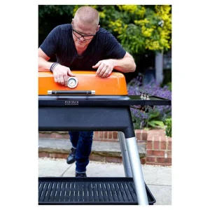 mode tendance Promo 😉 Everdure Barbecue FURNACE Trois Brûleurs Orange – Gril à Gaz ✨ 9