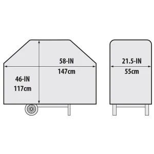 Grosses soldes 👍 Broil King Housse Pour Baron/Crown 117x147x55cm – Divers Grils ⋅ Camping 😉 Dernières Nouveautés 6
