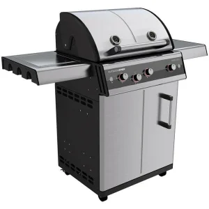 soldes luxe De gros 🥰 OUTDOORCHEF Dualchef 325 G Acier Inoxydable – Gril à Gaz 🤩 6